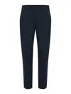 Dondup Pablo Trousers In Regular Poplin In Blue