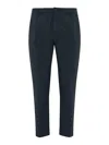 Dondup Ben Poplin Trousers In Blue