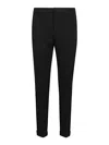 Dondup Gaubert Wool Pants In Black