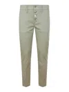 Dondup Button-embellished Trousers In Multi