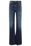 Dondup Women's Pantalone Amber Blu In Blu