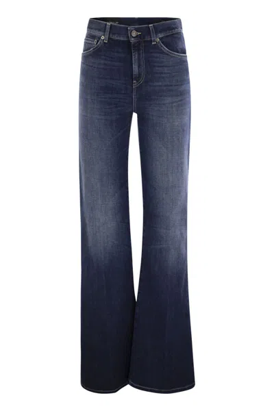 DONDUP DONDUP PANTALONE AMBER BLU