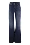 Dondup Pantalone Amber Blu In Navy