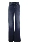Dondup Pantalone Amber Blu In Navy