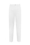 Dondup Bessie Loose Trousers In Bull Cotton