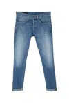 Dondup George Skinny Stretch Jeans In Blu Denim