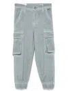 Dondup Cotton Trousers In Gray