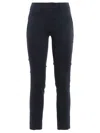 Dondup Perfect Brown Stretch Trousers In Blue