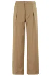 Dondup Pleated Front Lounge Pants In Noce