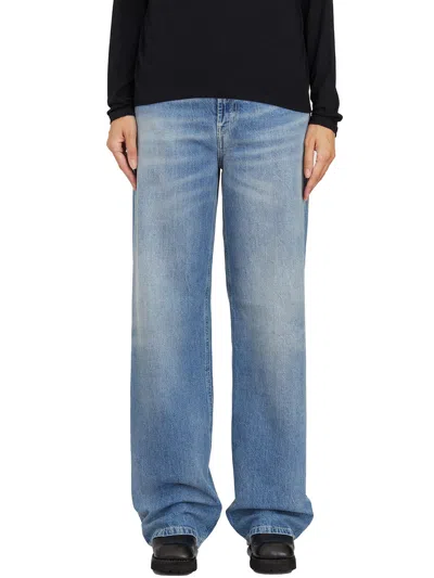 Dondup Pantalone Francine In Cotone In Blue