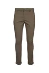 Dondup Rolled Cuffs Trousers Featuring Pockets In Brown