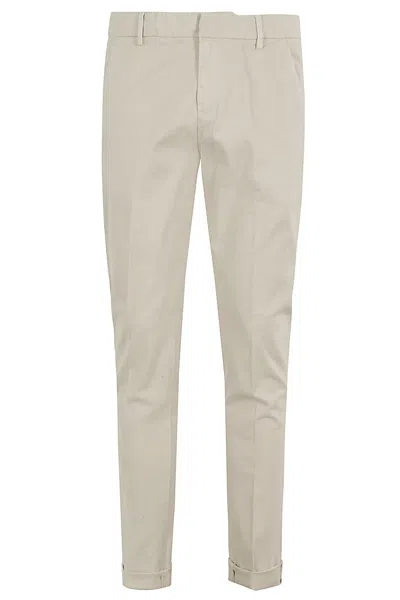 Dondup Pantalone Gaubert Gabardina In Beige