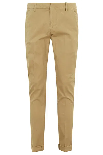 Dondup Pantalone Gaubert Gabardina In Beige