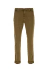 Dondup Cuffed Trousers With Pockets And Loops In Green