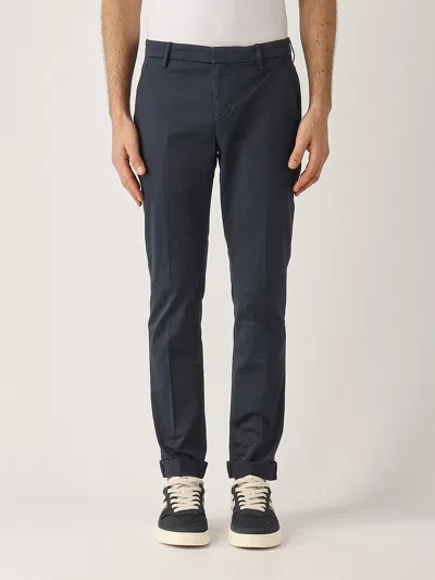 Dondup Pantalone Gaubert Slim Fit Trousers In Black
