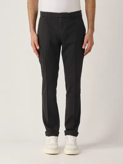 Dondup Pantalone Gaubert Slim Fit Trousers In Black