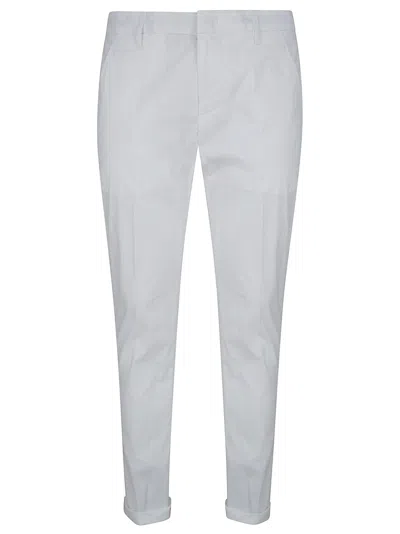 Dondup Zyan Gabardine Trousers In White
