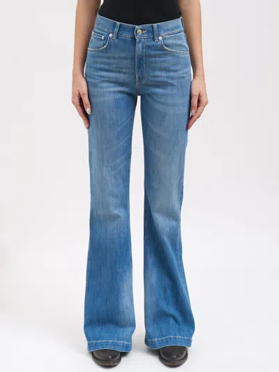 Dondup Pantalone In Denim Bootcut Olivia In Blue