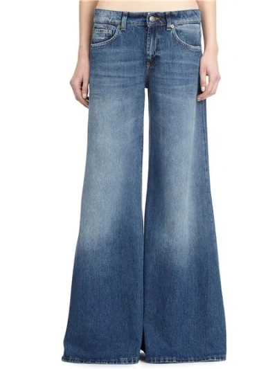 Dondup Pantalone In Denim Marlen In Black