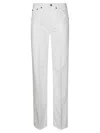 Dondup Jacklyn Trousers With Pockets And Loops In White