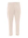 Dondup Belt Loops Slacks In White