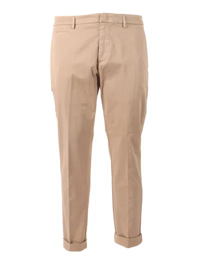 Dondup Joe Cotton Trousers In Neutral