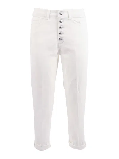 Dondup Pantalone Koons Bot Gioie In White