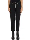 Dondup Woman Pants Black Size 31 Cotton, Elastomultiester, Elastane