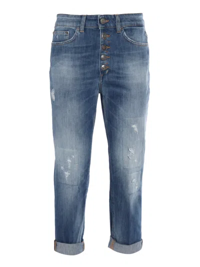 Dondup Pantalone Koons Gioiello In Blue