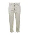 Dondup Pantalone Koons Gioiello In Brown