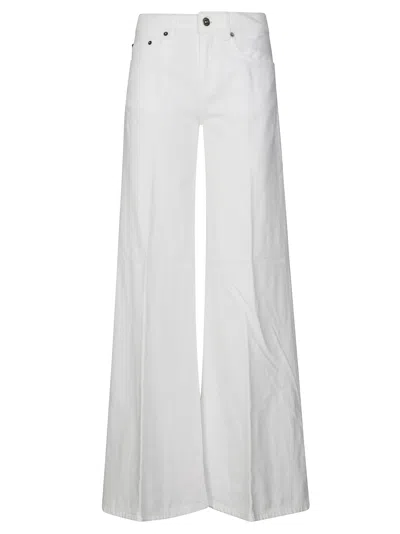 Dondup Pantalone Marlen In White