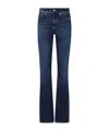 Dondup Medium Rise Flare Jeans In Blue