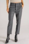 Dondup Pantalone Nima Zip In Grigio Medio