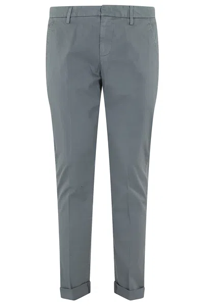 Dondup Pantalone Slim Chino Gaubert In Blue