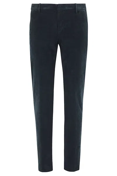 Dondup Pantalone Spiritissimo Velluto 1000 Righe In Blu