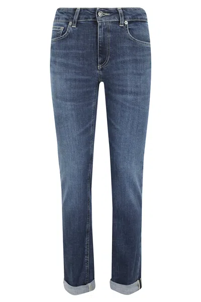 Dondup Mid-rise Denim Jeans In Blue