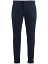 Dondup Casual Trousers With Waist Belt Loop In Blue