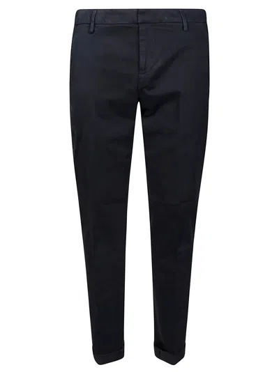 Dondup Pantaloni Gaubert Gabardina In Blue