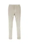 Dondup Trousers With Back Pockets And Rolled Cuffs In 904