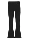 Dondup Logo-plaque Flared Jeans In Black