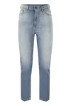 Dondup Cindy - Regular Stretch Denim Jeans In Blue