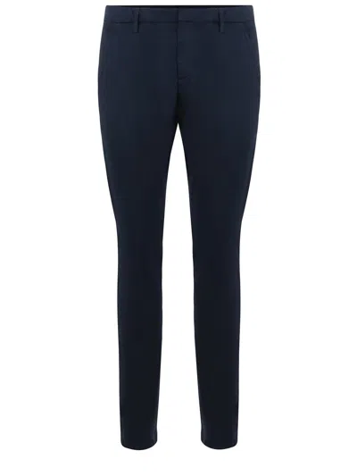 Dondup Casual Trousers With Waist Belt Loop In Black