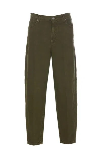Dondup Trousers In Green