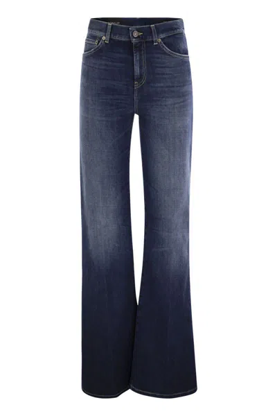 Dondup Pantalone Amber Blu In Navy