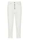 Dondup Koons Bull Stretch Jeans In White