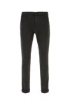 Dondup Logo-trimmed Trousers In Black