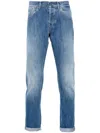 Dondup George Mid-rise Skinny Jeans In Blue