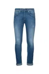 Dondup George Skinny Stretch Jeans In Blue