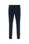 Dondup Gaubert Trousers Cuffed Hem In Blue