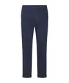 Dondup Cuffed-hem Trousers In Blue